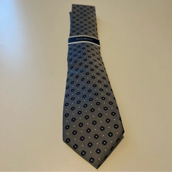 Men's Perry Ellis, Alfani and Club Room Gray Blue Tie Set